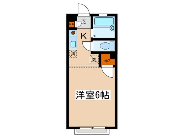 フラワ－ハイツⅡの物件間取画像